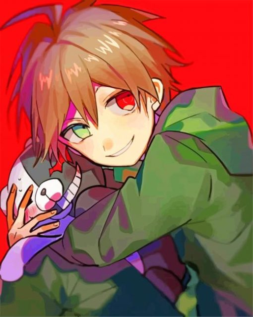 Danganronpa Makoto Naegi paint by numbers