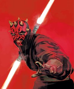 Darth Maul paint by numbers