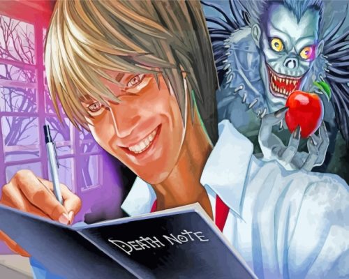 Death Note Japanese Anime paint by numbers