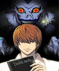 Light Yagami Death Note paint by numbers