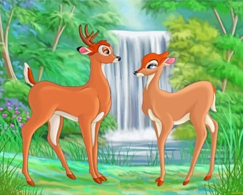 Disney Bambi Deer paint by numbers