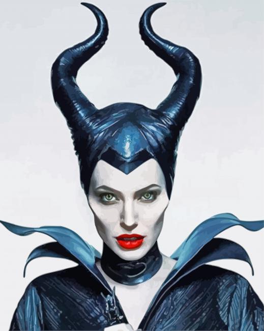 Disney Maleficent Movie paint by numbers