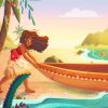 Moana Princess Disney paint by numbers