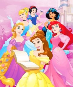 Disney Princesses paint by numbers