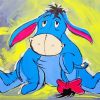 Eeyore Donkey Cartoon paint by numbers