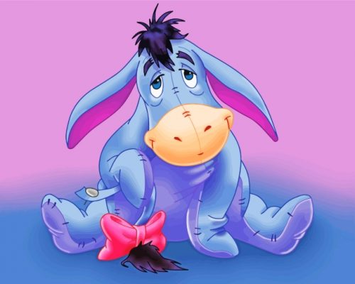 Eeyore Winnie The Pooh paint by numbers