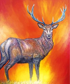 Elk Animal paint by numbers