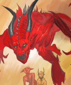 Supernatural Demon Devil paint by numbers