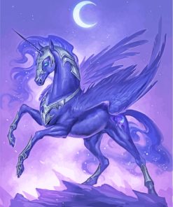 Aesthetic Purple Unicorn paint by numrsbe