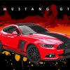 Red Ford Mustang GT paint by numbers