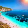 Fteri Beach Kefalonia paint by numbers