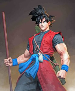 Goku Dragon Ball Z Anime paint by number