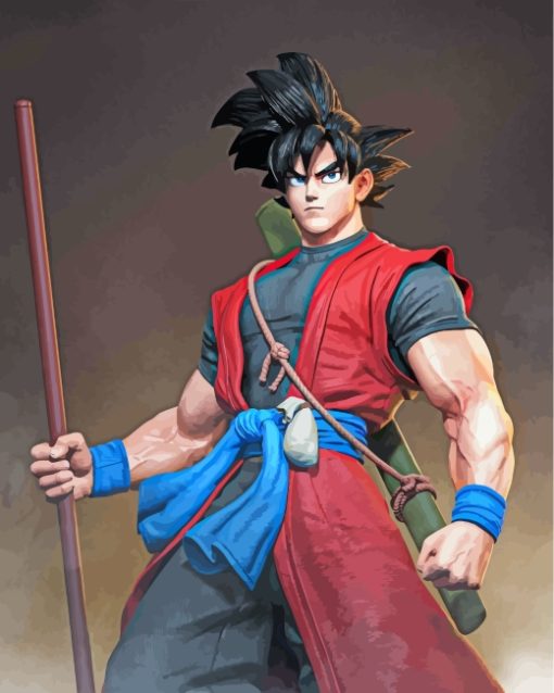 Goku Dragon Ball Z Anime paint by number