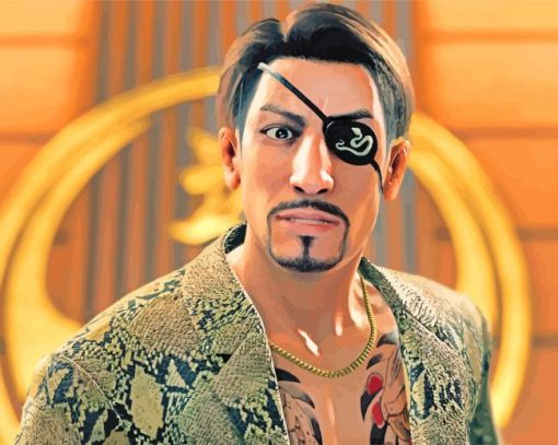 Goro Majima Sega Yakuza paint by numbers