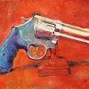 Simple Gun Art paint by numbers