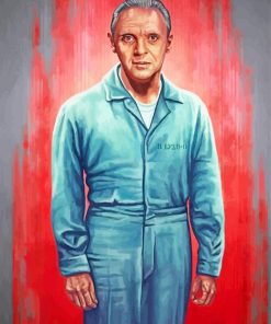 Hannibal Lecter Illustration paint by numbers