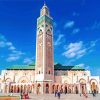 Aesthetic Hassan II Mosque paint by numbers