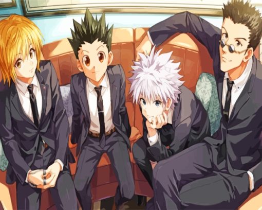 Hunter X Hunter Anime paint by numbers