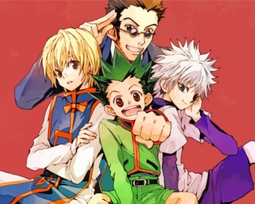 Hunter X Hunter Characters paint by numbers