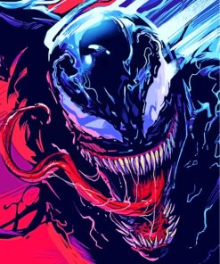 Venom Illustration paint by numbers