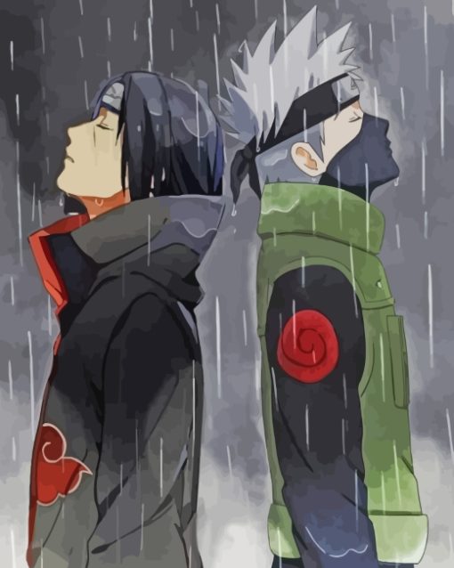 Itachi And kakashi Hatake paint by numbers