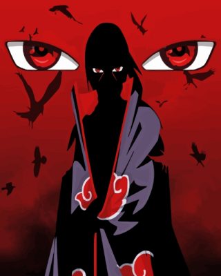 Itachi Uchiha Art paint by numbers