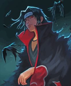 Itachi And Black Crows paint by numbers