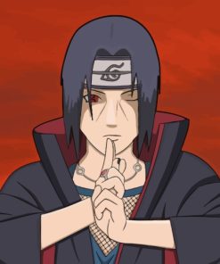 Itachi Uchiha Character paint by numbers