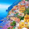 Naples Colorful Buildings paint by numbers