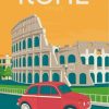 Italy Rome Poster paint by numbers