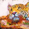 Aesthetic Jaguar Art paint by numbers