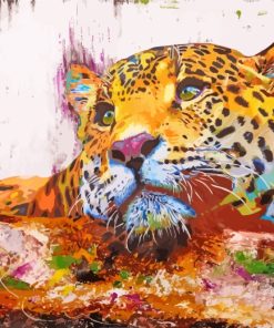 Aesthetic Jaguar Art paint by numbers