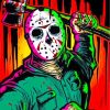 Jason Horror Movie paint by numbers