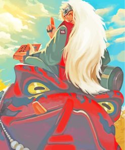 Jiraiya Naruto Japanese Anime paint by numbers