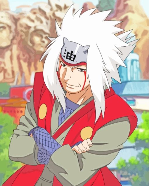 Jiraiya Naruto Anime paint by numbers