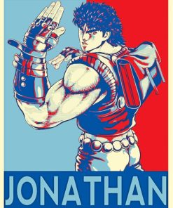 Jonathan Joestar Illustration paint by numbers