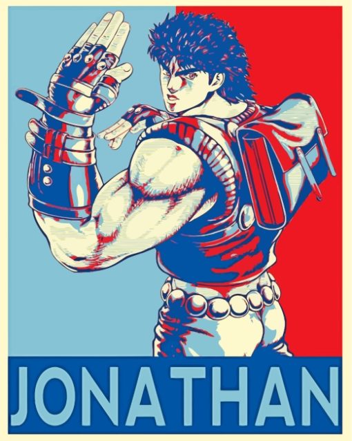 Jonathan Joestar Illustration paint by numbers