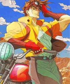 Joseph Joestar Anime paint by numbers