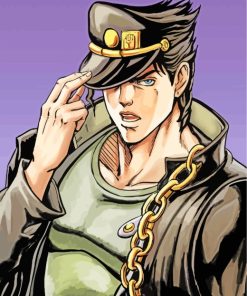 Jotaro Kujo Anime paint by numbers