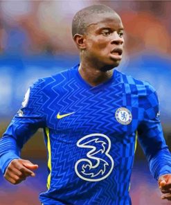 N'Golo Kante Player paint by numbers