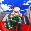 Katsuki Bakugo On Car paint by numbers