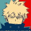 Katsuki Bakugo Poster paint by numbers