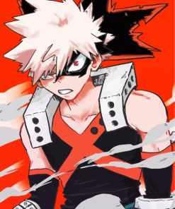 Katsuki Bakugo Anime paint by numbers