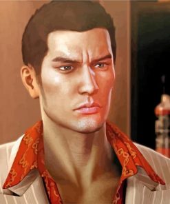 Kazuma Kiryu Game paint by numbers