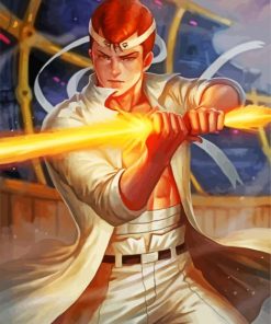 Kazuma Kuwabara Warrior paint by numbers