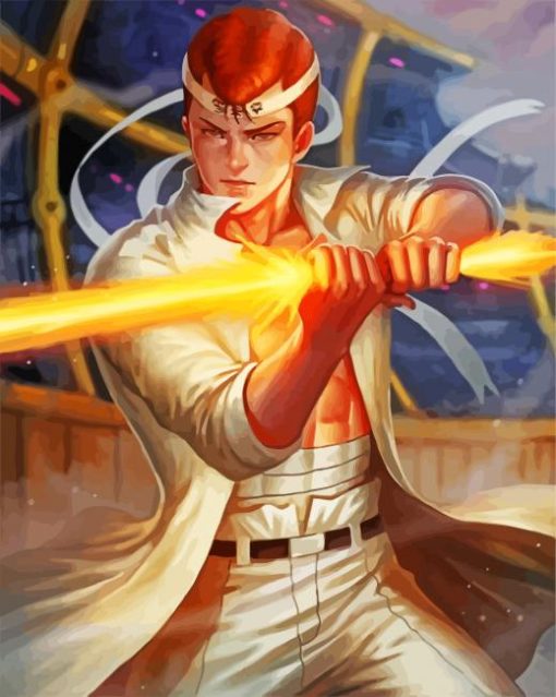 Kazuma Kuwabara Warrior paint by numbers