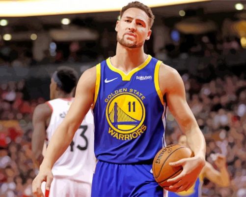 Klay Thompson The Basketball Player paint by numbers