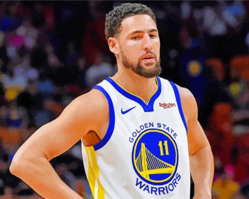 Professional Player Klay Thompson paint by numbers