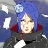 Konan From Naruto Anime paint by numbers