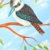 Kookaburra And Ladybug paint by numbers